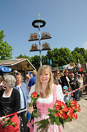 Blumen für die Besucher (Foto: Ingrid Grossmann)